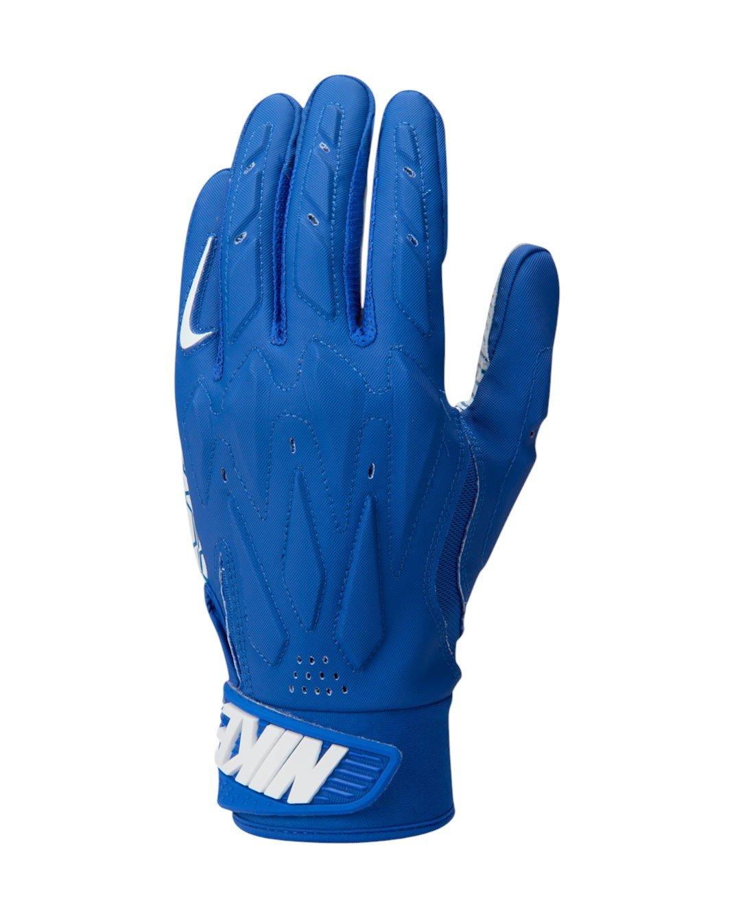 Nike Men's D-Tack Football Gloves - Royal/White - ROYAL/WHITE